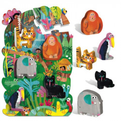 MONTESSORI PRIMUL MEU PUZZLE - JUNGLA