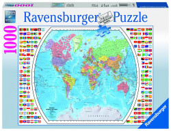 PUZZLE HARTA POLITICA A LUMII, 1000 PIESE