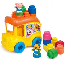 Clemmy - Autobuz Scolar Cu 12 Cuburi