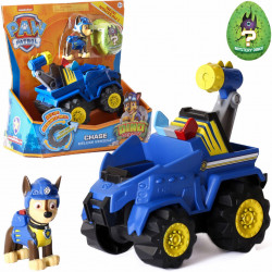 PAW PATROL CHASE VEHICLE + FIGURINA + DINO