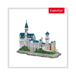 PUZZLE 3D+BROSURA-CASTELUL NEUSCHWANSTEIN 128 PIESE