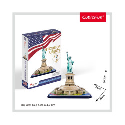 PUZZLE 3D STATUIA LIBERTATII (NIVEL MEDIU 39 PIESE)