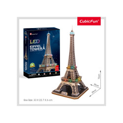 PUZZLE 3D LED TURNUL EIFFEL 82 PIESE