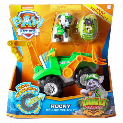 PAW PATROL ROCOS VEHICUL + FIGURINA + DINO