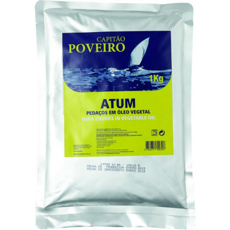 Atum "Capitão Poveiro" em óleo vegetal - 1Kg