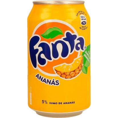 "Fanta" Ananás - Pack 6 x 33cl