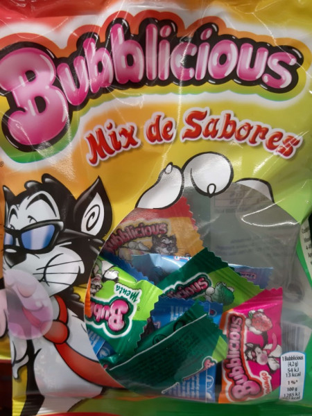 Pastilhas Elásticas "Bubblicious" Mix - 70g
