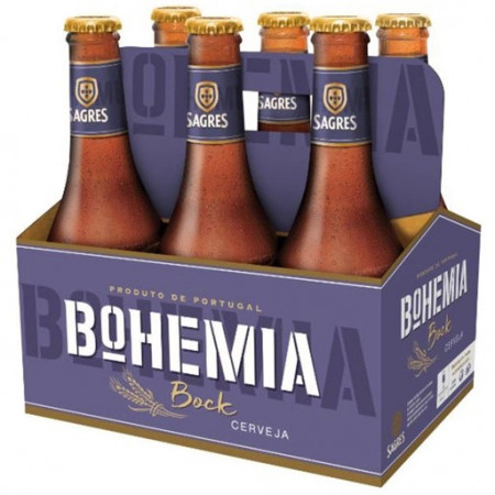 Cerveja "Sagres" Bohemia Bock - Pack 6x33cl