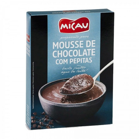 Mousse de Chocolate com Pepitas "Micau" - 145gr