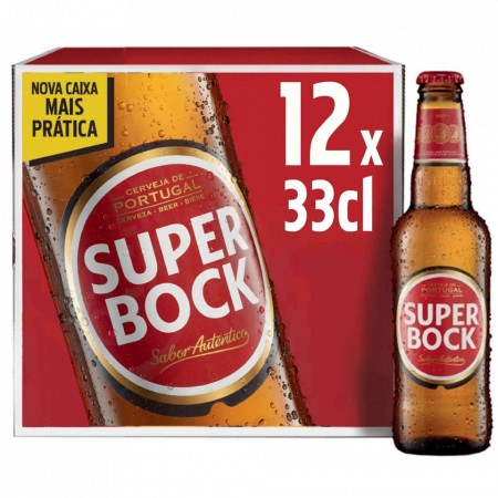 Cerveja "Super Bock" - Pack 12 x 33cl