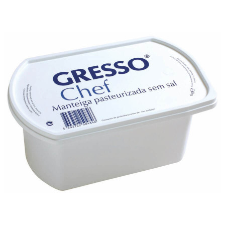 Manteiga sem Sal "Gresso" - 1Kg