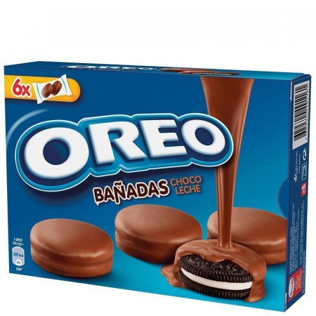 Bolachas "Oreo" Bañadas - 6 snack packs