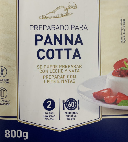Preparado de PANNA COTTA - PROFISSIONAL - 60 units - 800gr