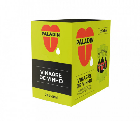 Vinagre de vinho "Paladin" - 220 x 5ml