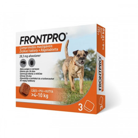 FRONTPRO 4 - 10kg - 3 Comprimidos mastigaveis - FREE SHIPPING