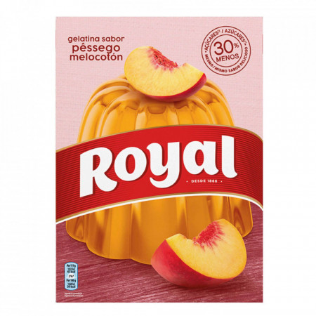 Gelatina "Royal" Pêssego - 114gr