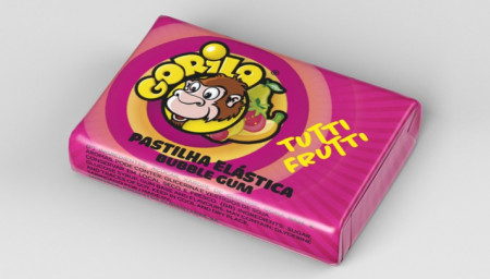 Pastilhas Elásticas "Gorila" Tutti - Frutti x 100