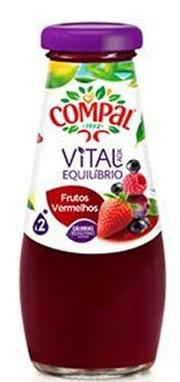 "Compal" frutos vermelhos - Pack 6 x 20cl