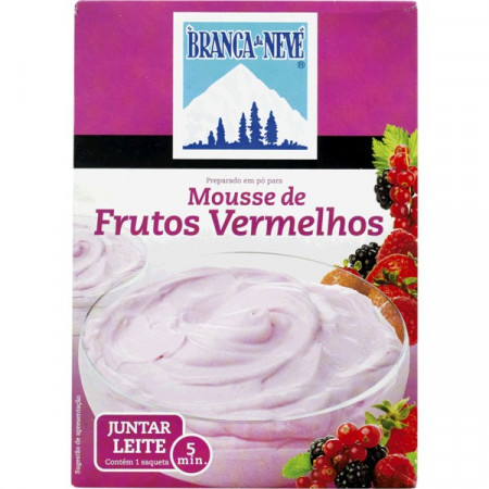 Mousse de Frutos Vermelhos "Branca de Neve"