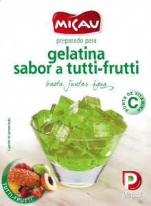Gelatina "Micau" Tutti Fruit - 2 x 85gr - total 170gr