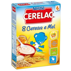 Nestle "Cerelac" 8 Cereais e Mel - 250gr