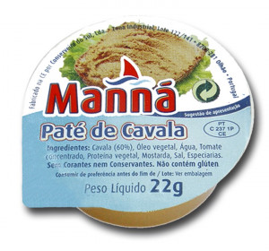 Paté de Cavala "Manná" - PACK 24 un x 22gr
