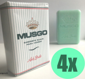 Sabonete "MUSGO REAL ACH BRITO" - Pack 4 x160gr