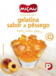 Gelatina "Micau" Pêssego - 2 x 85gr - 170gr