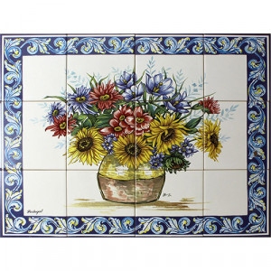 Painel de Azulejos - 60cm x 45cm