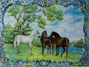 Painel de Azulejos - 60cm x 45cm