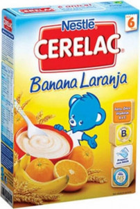 Nestle "Cerelac" Banana e Laranja - 250gr
