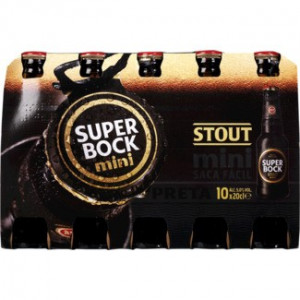 Cerveja Preta "Super Bock" - Pack 10x20cl