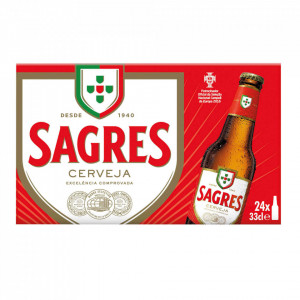 Cerveja "Sagres" - Pack 24 x 33cl