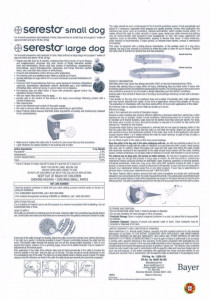 Flea and Tick Protection Bayer Seresto Collar Above 18lbs (8kg) - free shipping