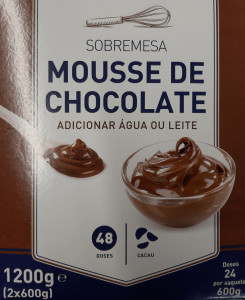 Mousse de Chocolate PROFISSIONAL - 48 units - 1200gr