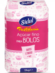Açúcar Fino "Sidul" 1Kg - especial para Bolos - for Cakes