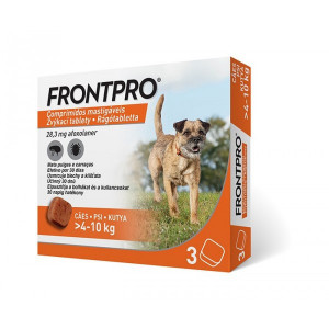FRONTPRO 4 - 10kg - 3 Comprimidos mastigaveis - FREE SHIPPING