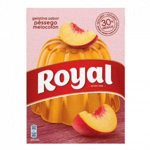 Gelatina "Royal" Pêssego - 114gr