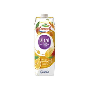 "Compal" manga - cenoura - laranja - Pack 4 x 100cl