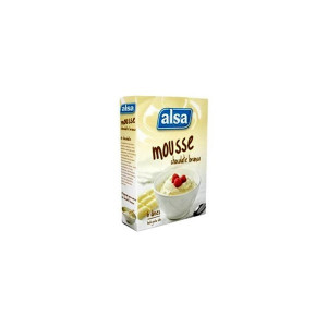 Mousse de Chocolate branco "Alsa" - 150gr