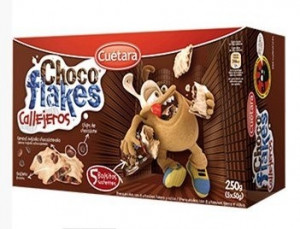 Bolachas "Choco Flakes" Cuetara Callajeros - 250gr