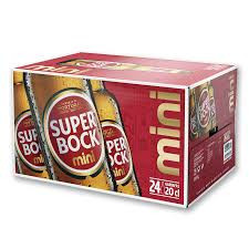 Cerveja "Super Bock" Mini - Pack 24x20cl
