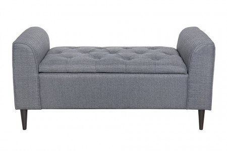 BAG207 - Divan, Canapea, fotoliu, sofa, bancheta, bancuta, banca living, dormitor, hol, lada depozitare - Gri
