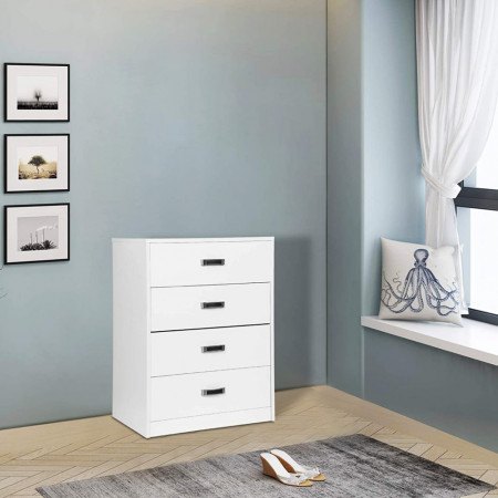 SEA285 - Set Masa toaleta, 60 cm, cosmetica machiaj cu oglinda, masuta vanity, scaun tapitat, comoda make-up- Alba