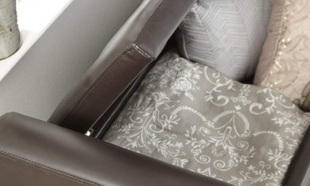 BAN113 - Divan imitatie de piele, 120 cm, Canapea, fotoliu, sofa, bancheta, bancuta cu lada, banca living, dormitor, hol