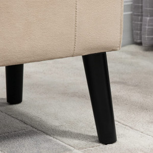 BAC204 - Bancuta 111 cm, divan, Canapea, fotoliu, sofa, bancheta, banca living, dormitor, hol, lada depozitare - Crem