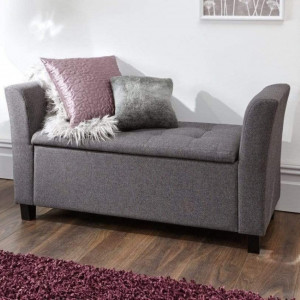 BAG105 - Divan, Canapea, fotoliu, sofa, bancheta, bancuta cu lada, banca living, dormitor, hol - Gri