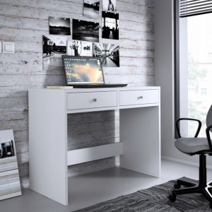 BIA503 - Masa de Birou 100 cm, office - Alb, Maro sau Crem