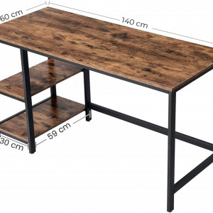 BII15 - Masa de Birou 140x60x75 cm, office industrial - Maro