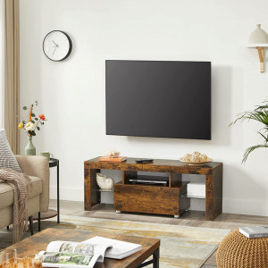 COTVI5 - Comoda TV 120x35x45 cm, living, dormitor, stil industrial - Maro